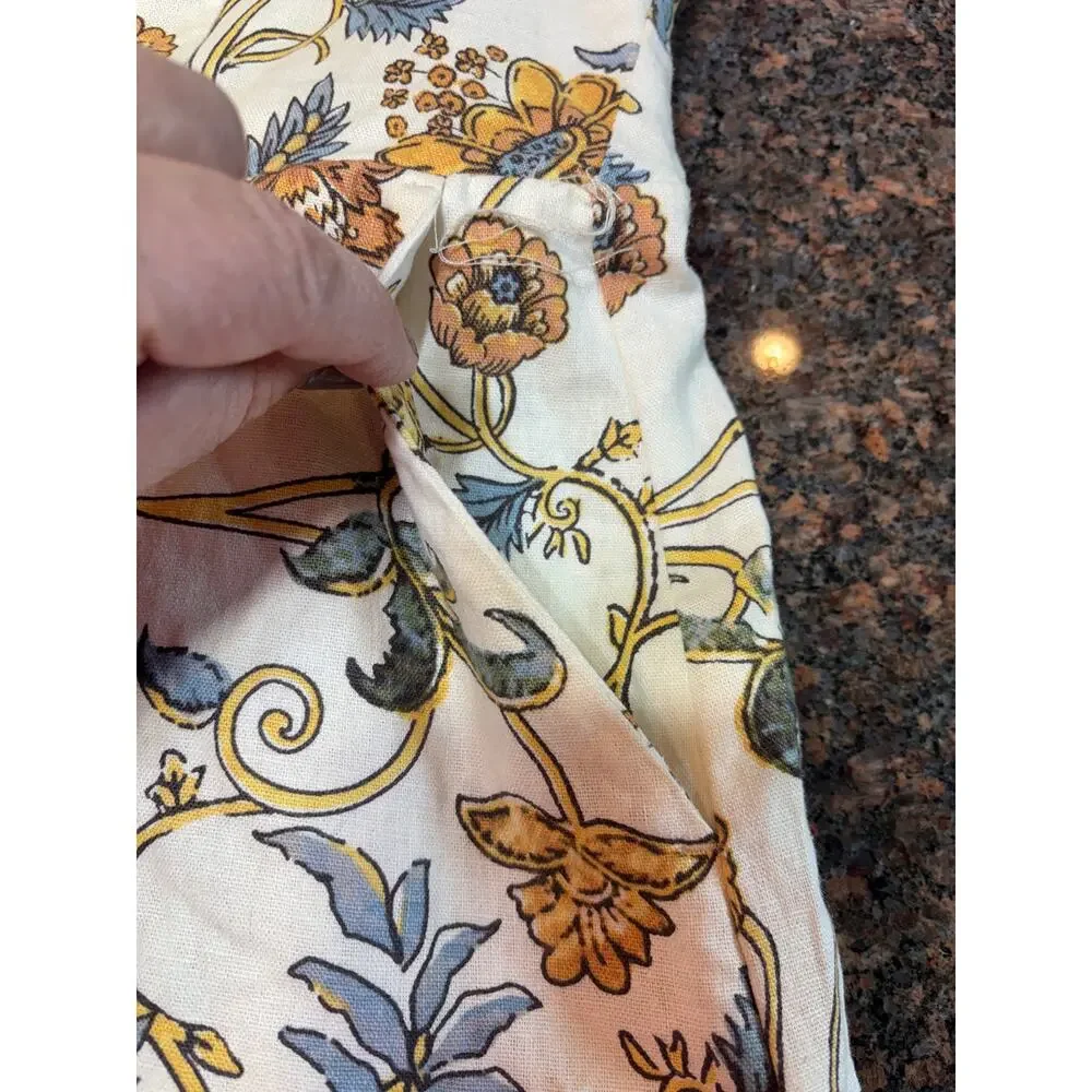 Calypso St. Barth Floral Linen Romper Size 4 – Boho Cottagecore NWT - Picture 7 of 16